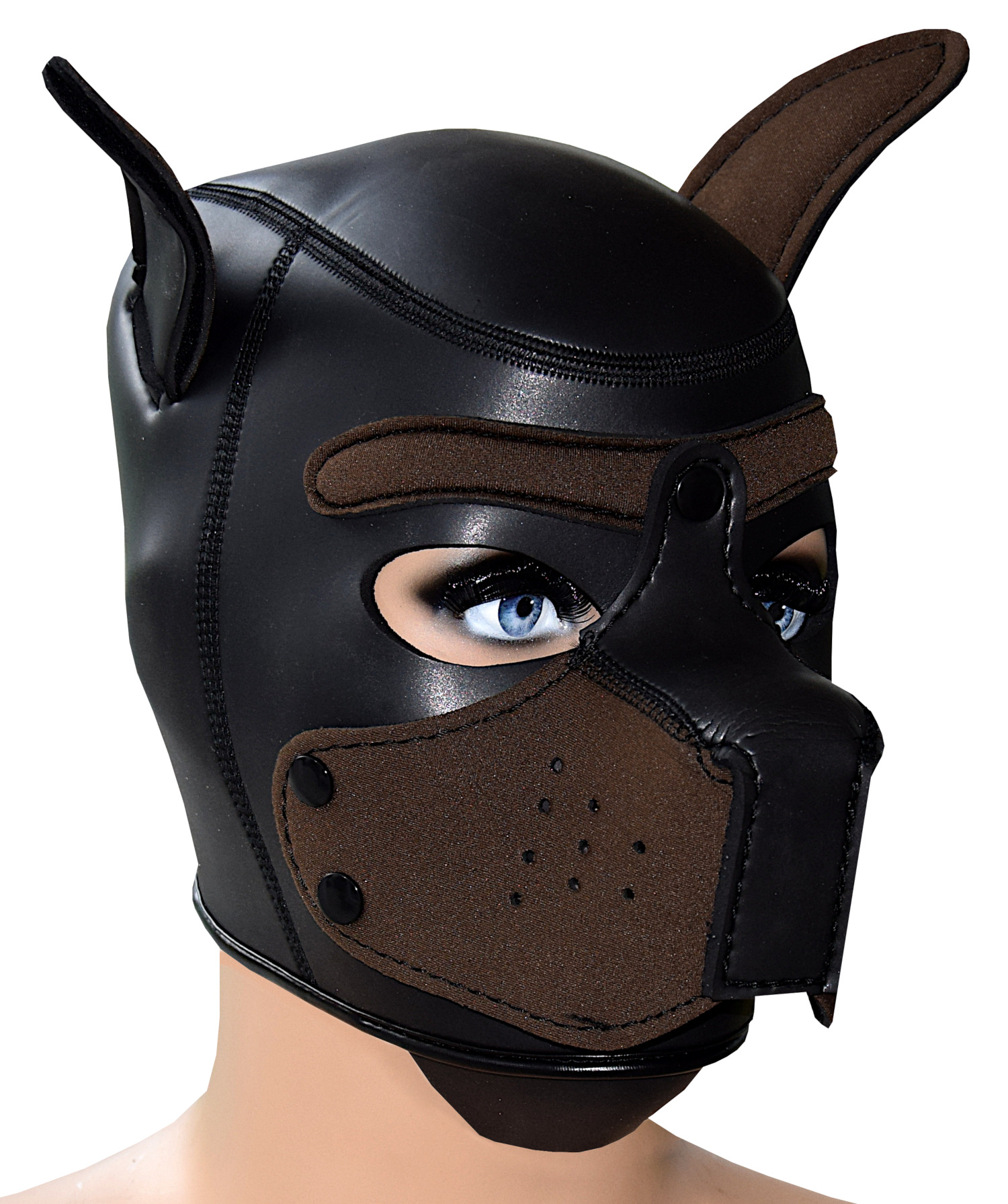 Hundemaske Puppy aus Neopren - Pet Play