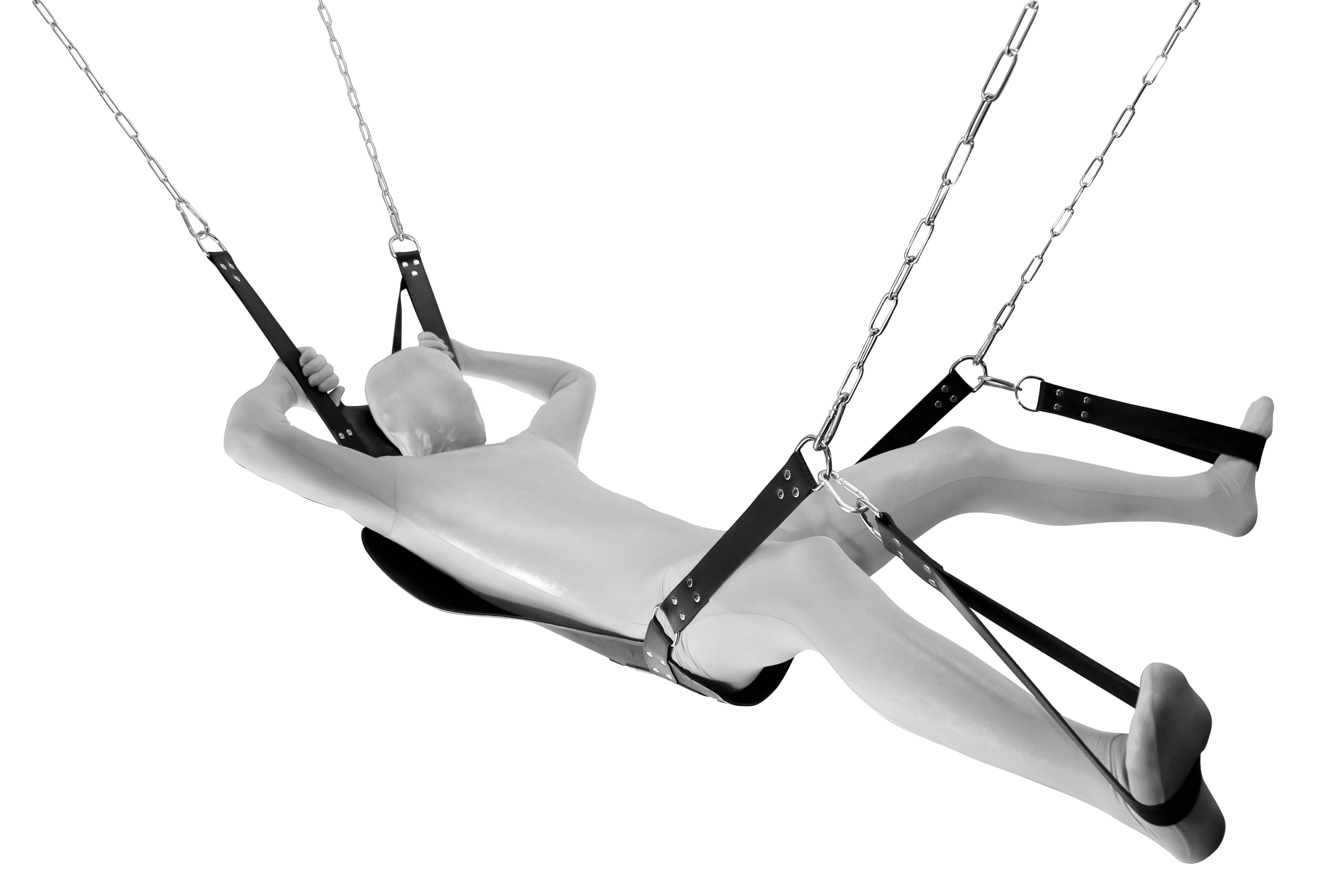Sexschaukel Liebesschaukel Sling mit Kopfkissen, Beinschlaufen und Karabiner
