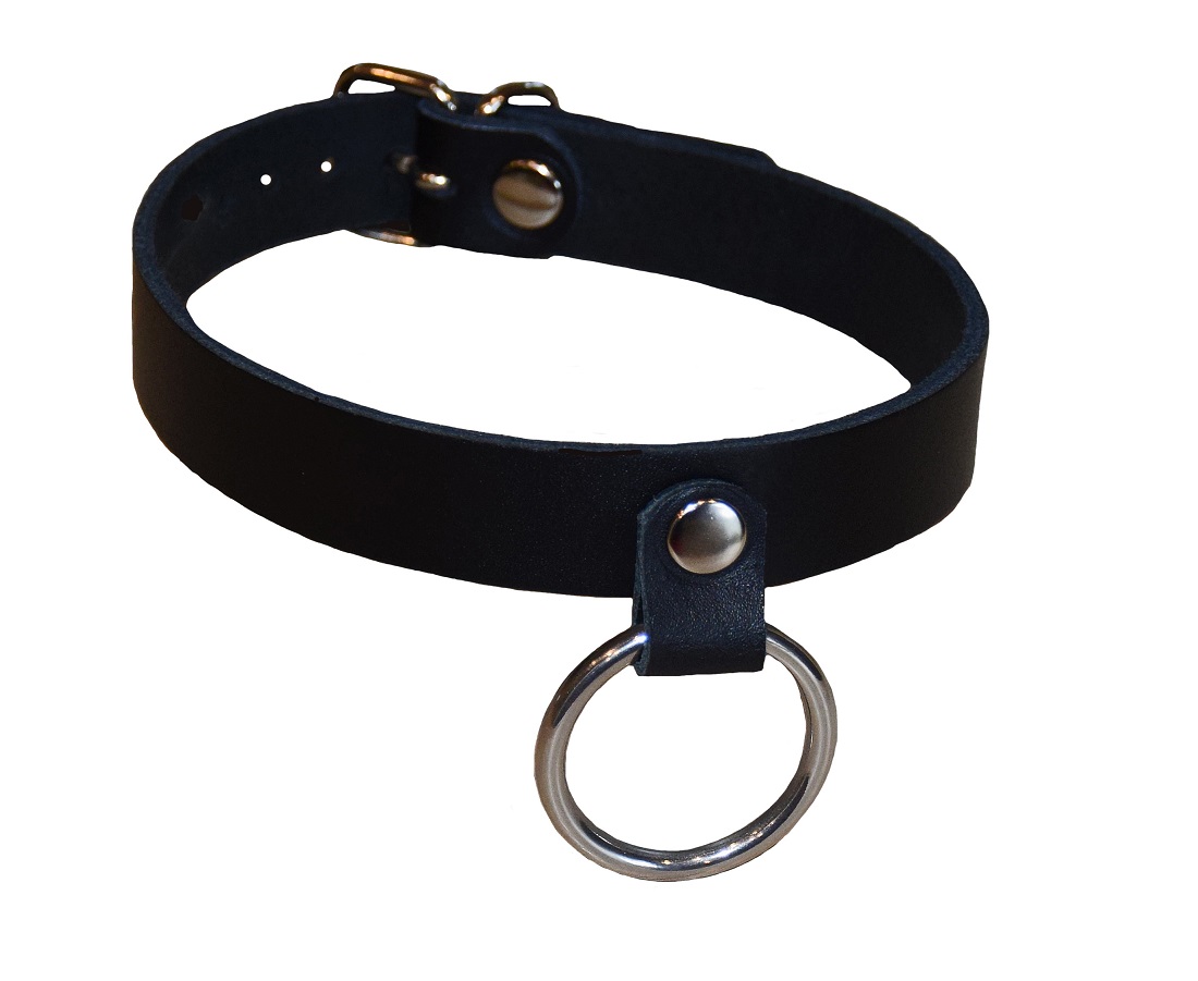 BDSM Bondagehalsband mit großem Ring