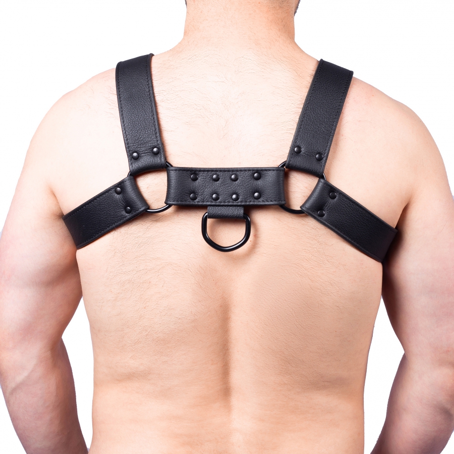 Robustes BDSM Leder Snap Harness Brustharness für Herren