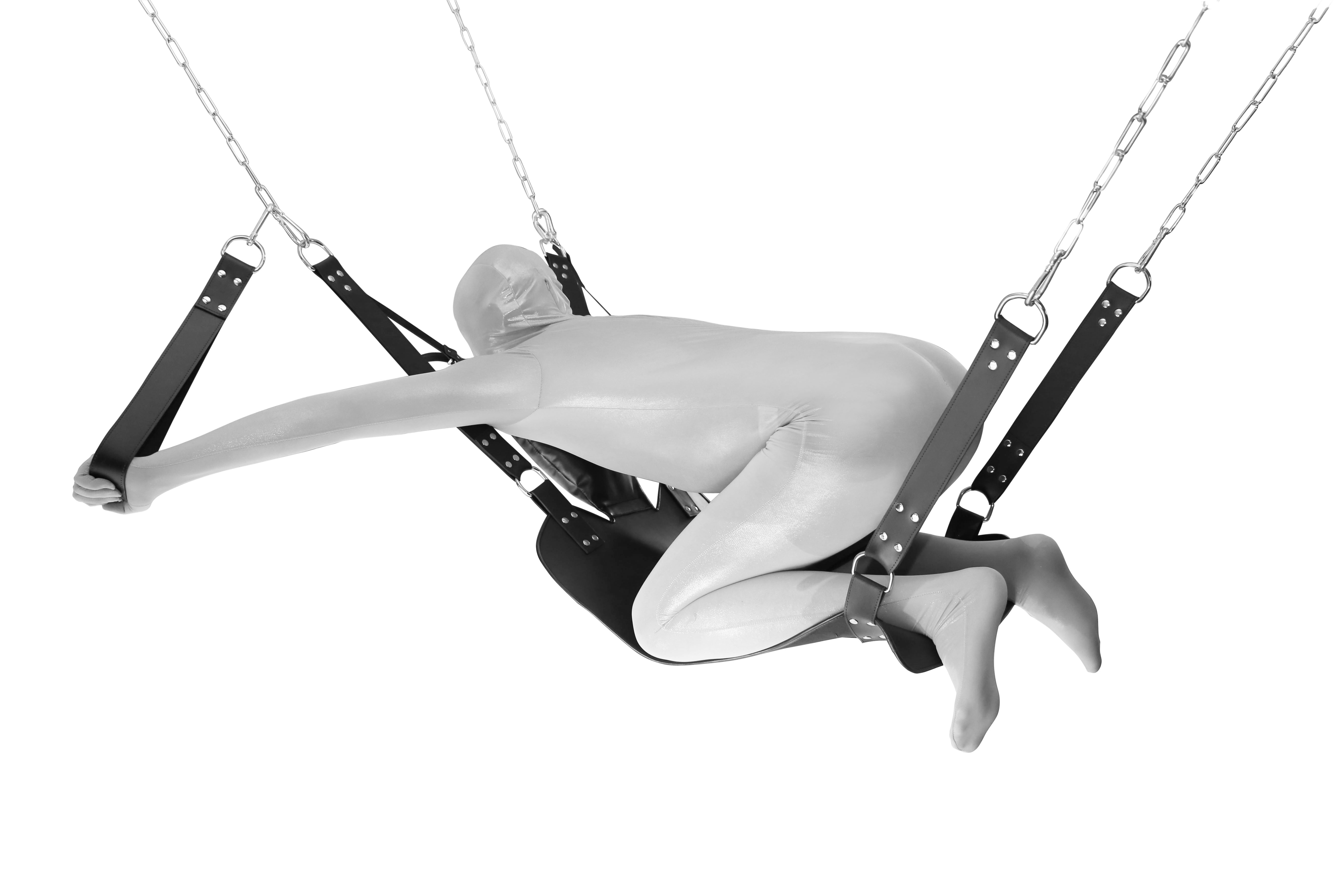 Sexschaukel Liebesschaukel Sling mit Kopfkissen, Beinschlaufen und Karabiner
