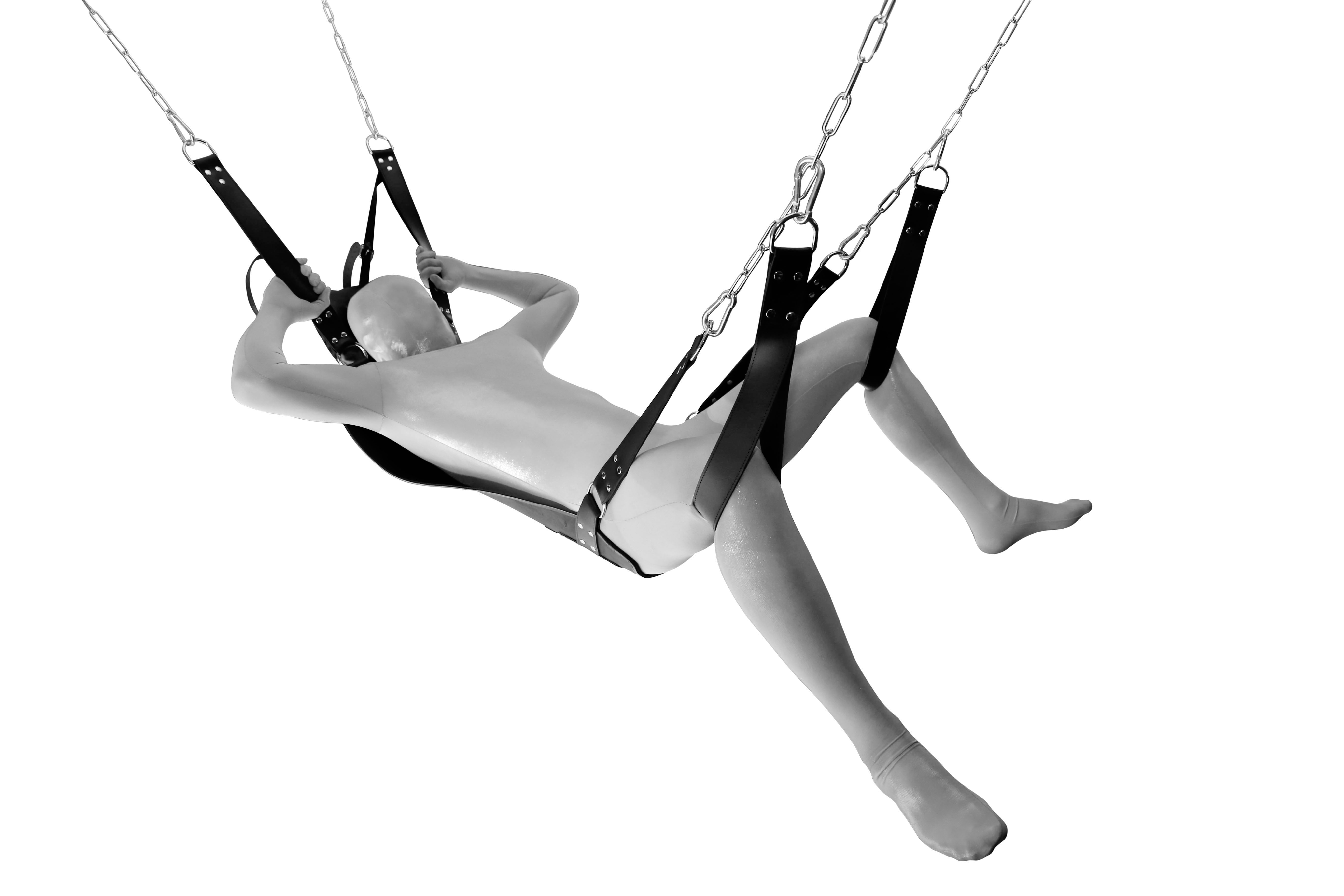 Sexschaukel Liebesschaukel Sling mit Kopfkissen, Beinschlaufen und Karabiner