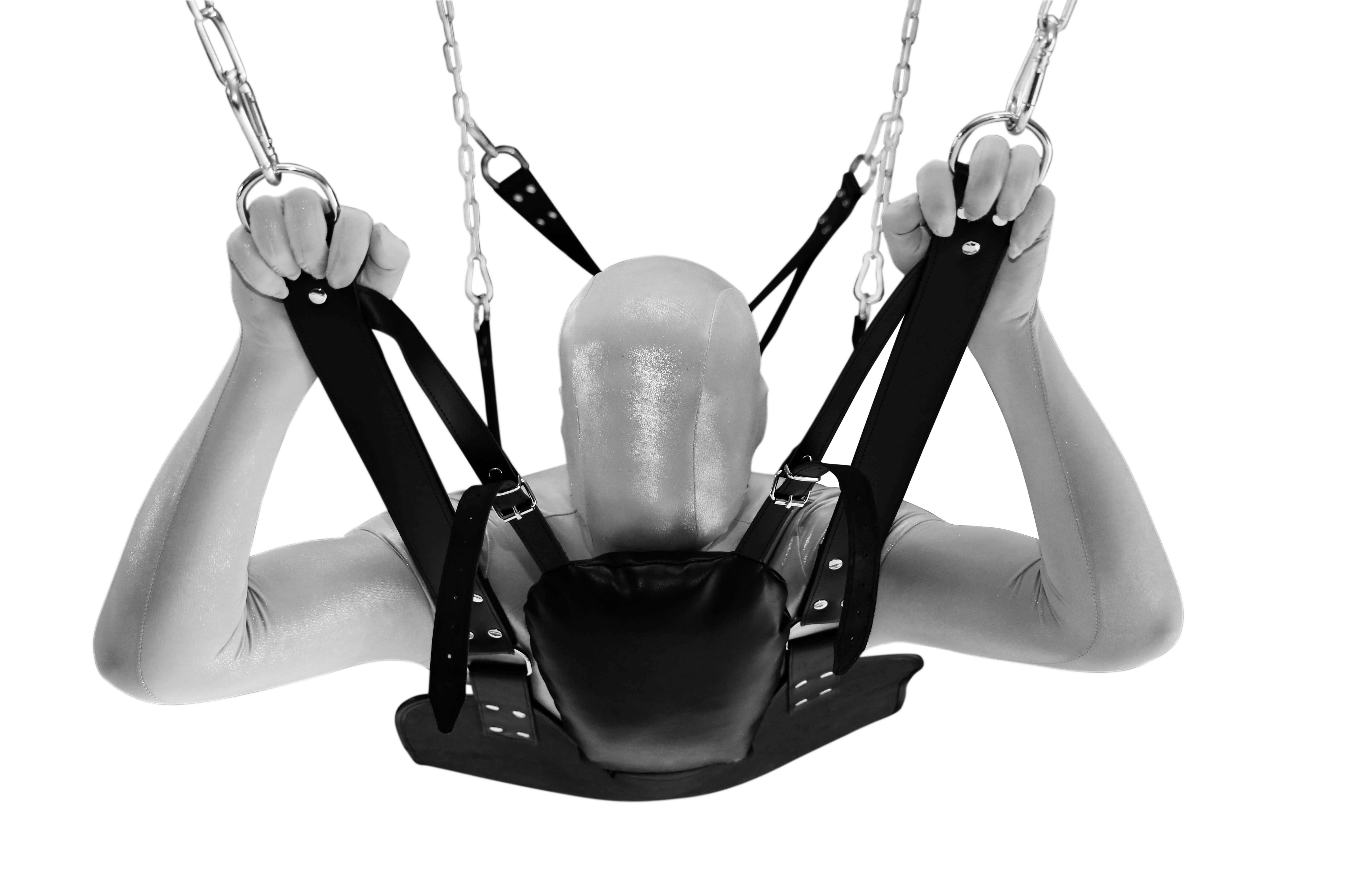 Sexschaukel Liebesschaukel Sling mit Kopfkissen, Beinschlaufen und Karabiner
