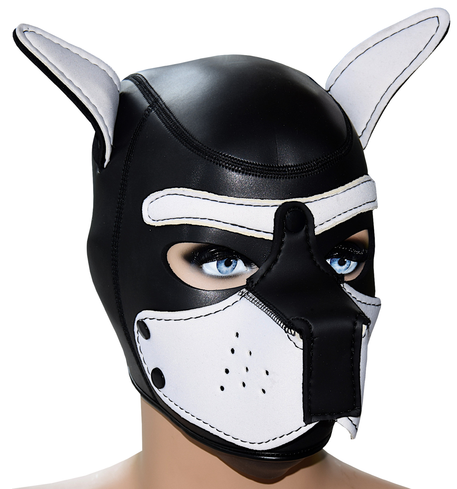 Hundemaske Puppy aus Neopren - Pet Play