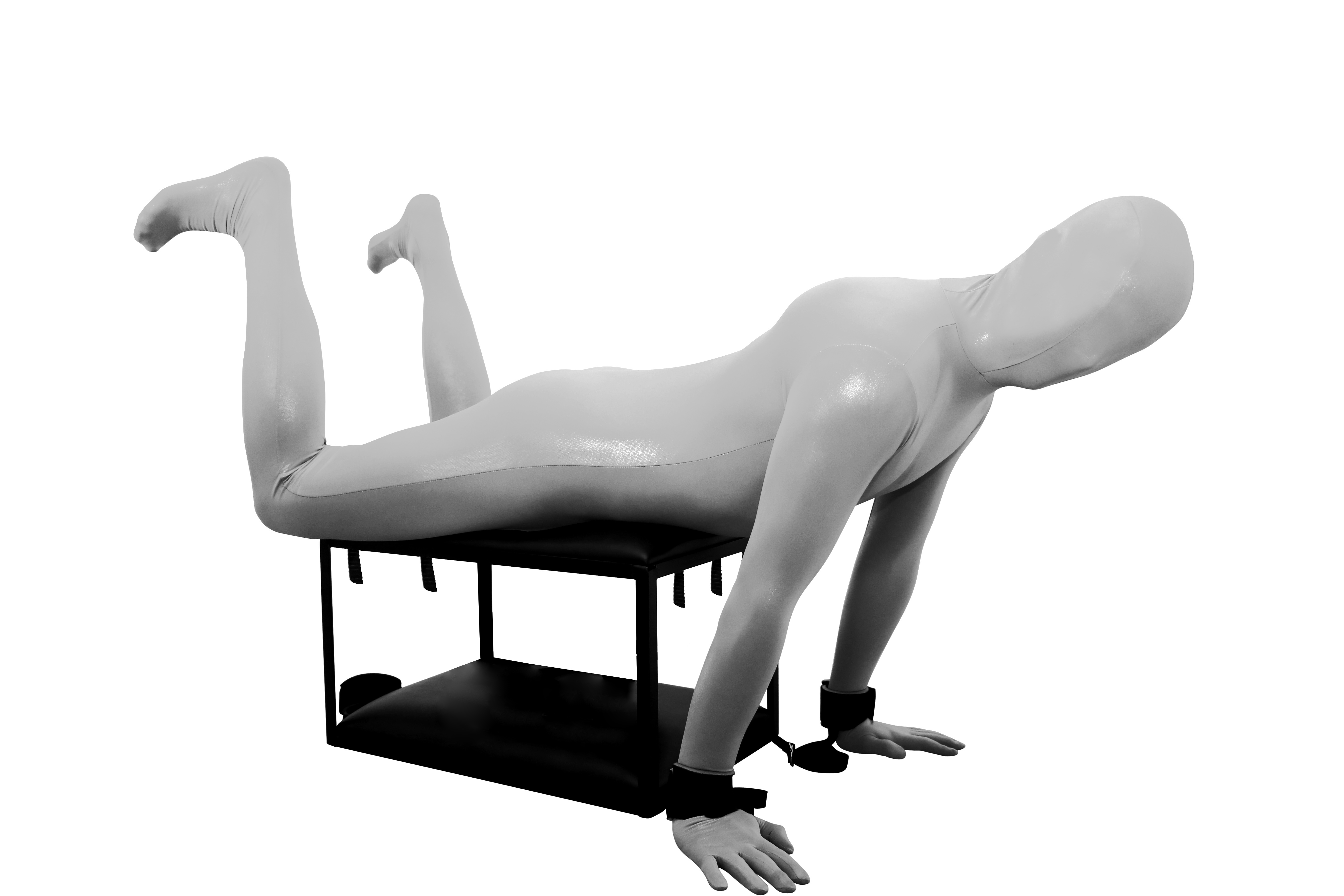Exklusive Sexbank Thron Sklaventoilette Bondagebank inkl. Fesselset