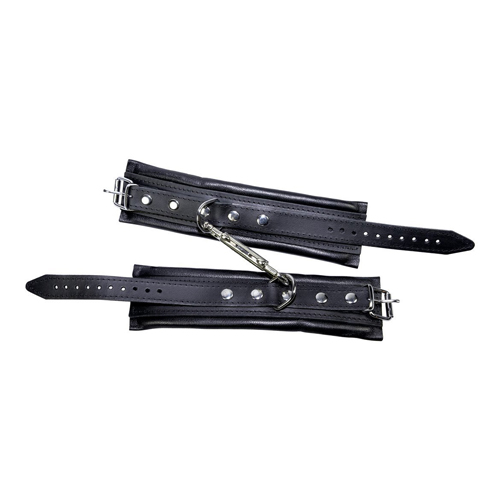 Leder Handfesseln mit Doppelkarabiner