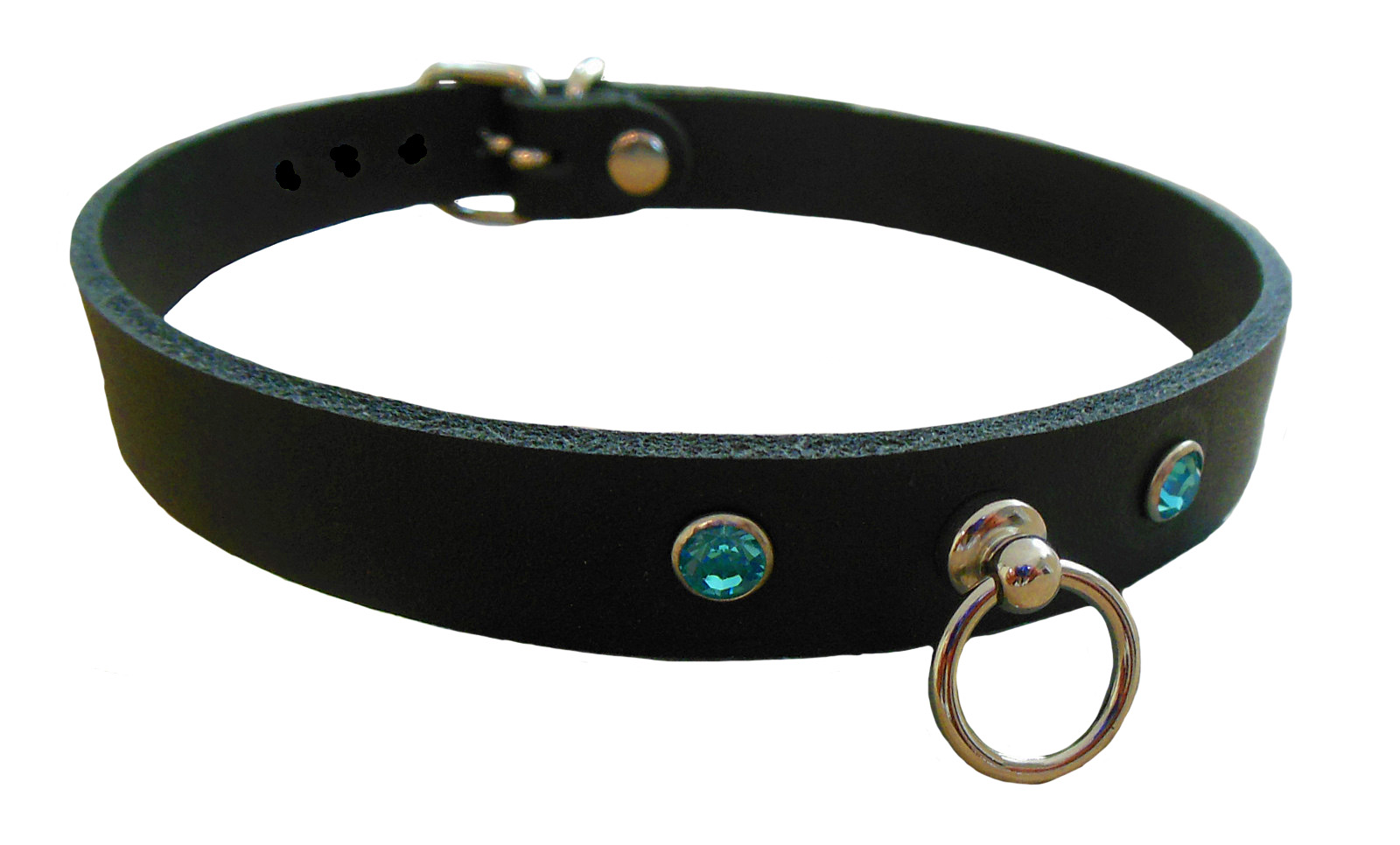 Terginum BDSM Schmuck-Halsband blau