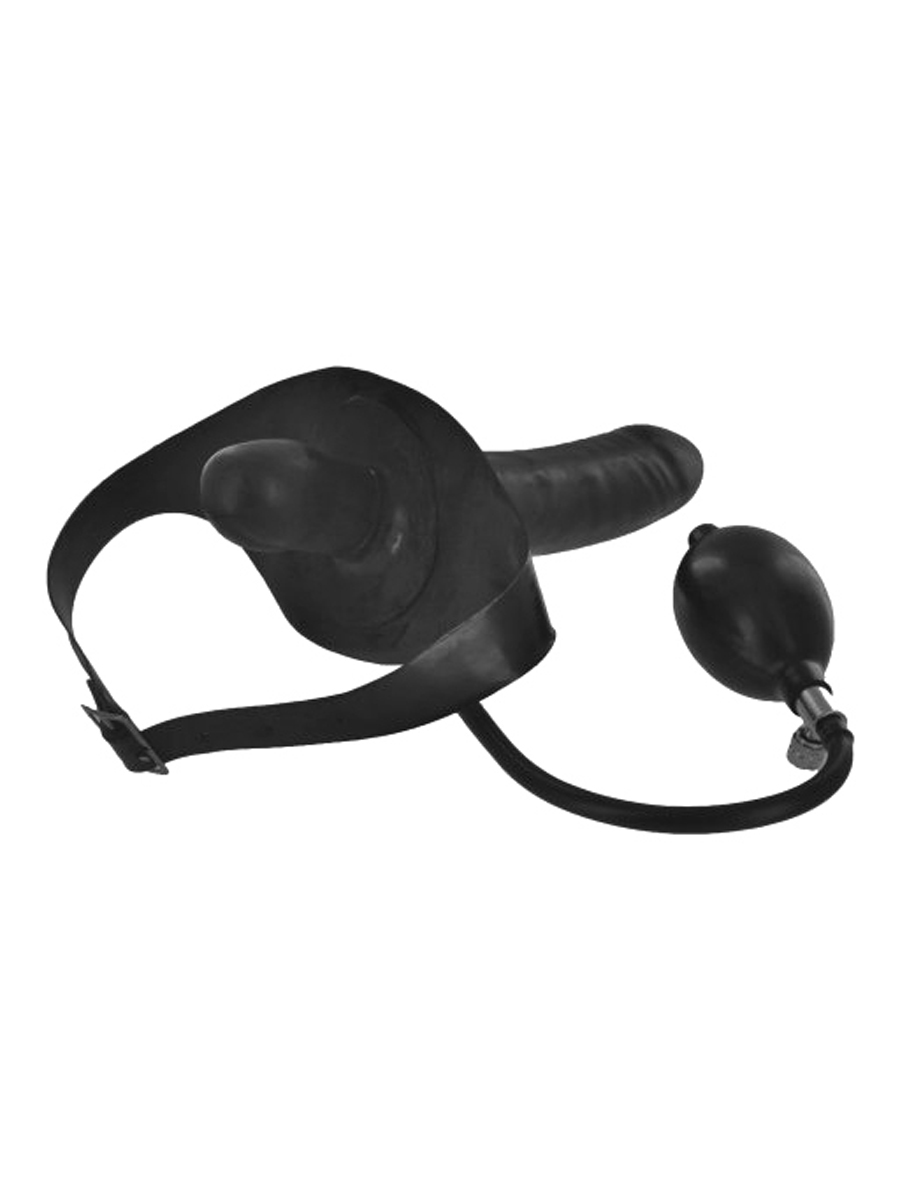Aufblasbarer Knebel mit Dildo