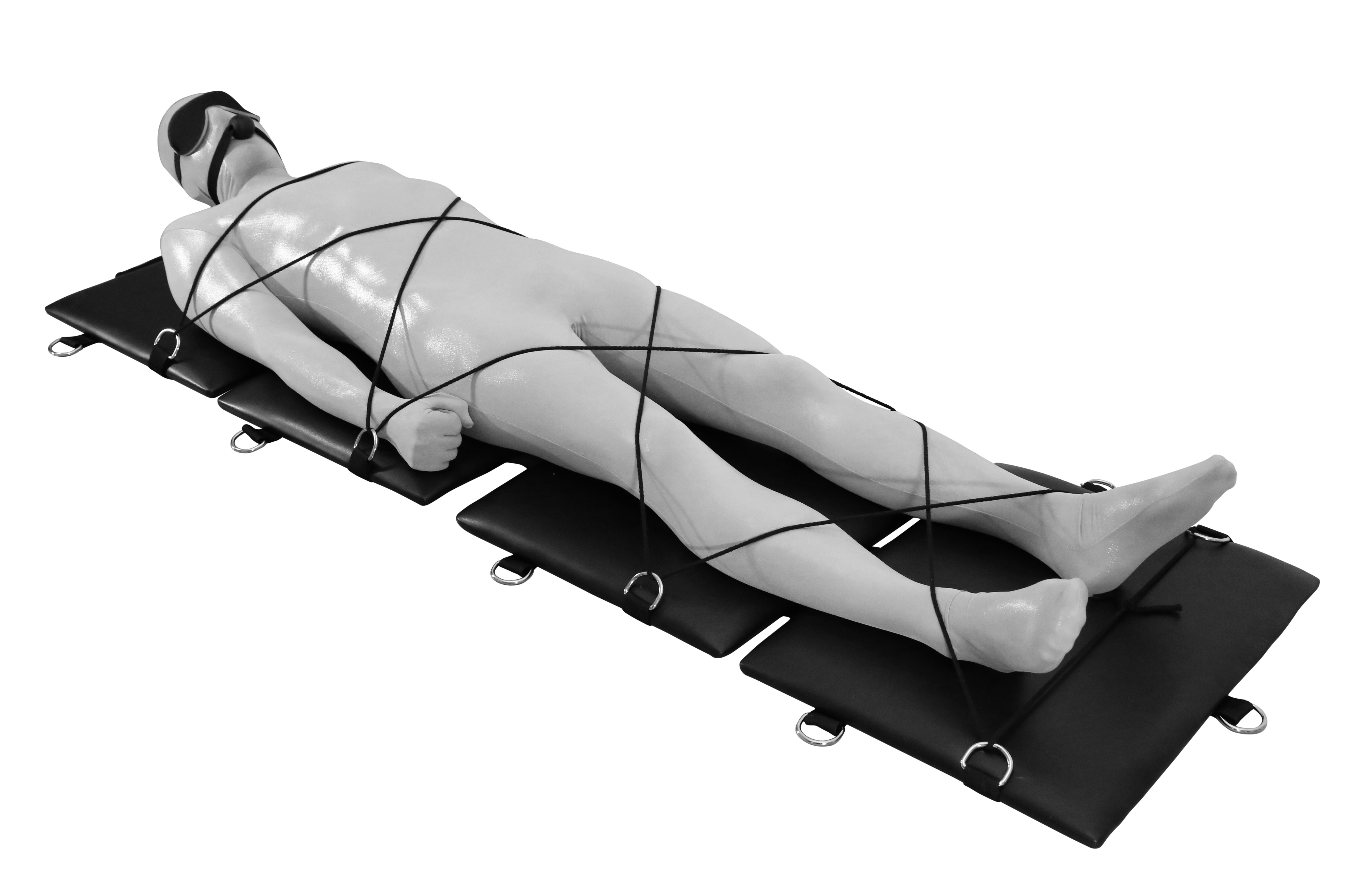 Premium Bondage Lounger inkl. Fesselzubehör - dick gepolstert