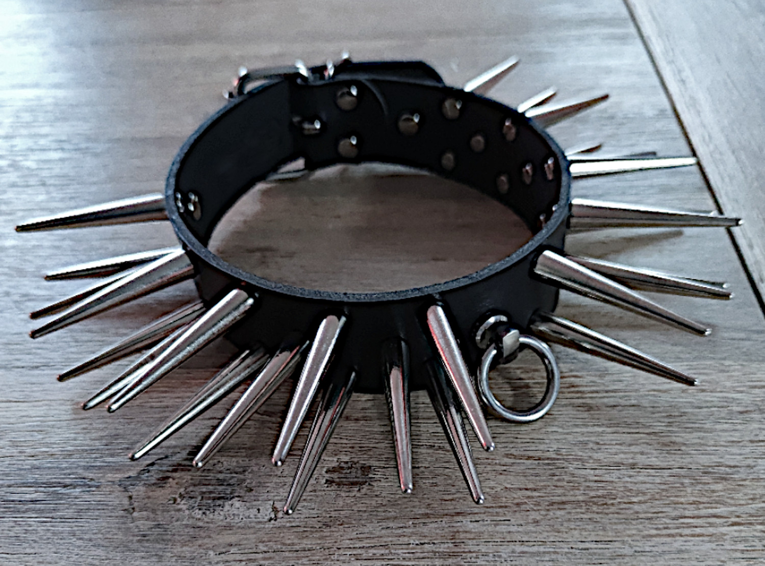 BDSM Gothik Punk Stachelhalsband Nietenhalsband LONG SPIKE
