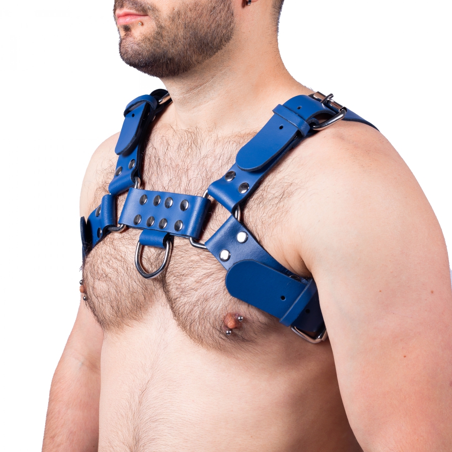 Robustes BDSM Leder Harness Brustharness für Herren