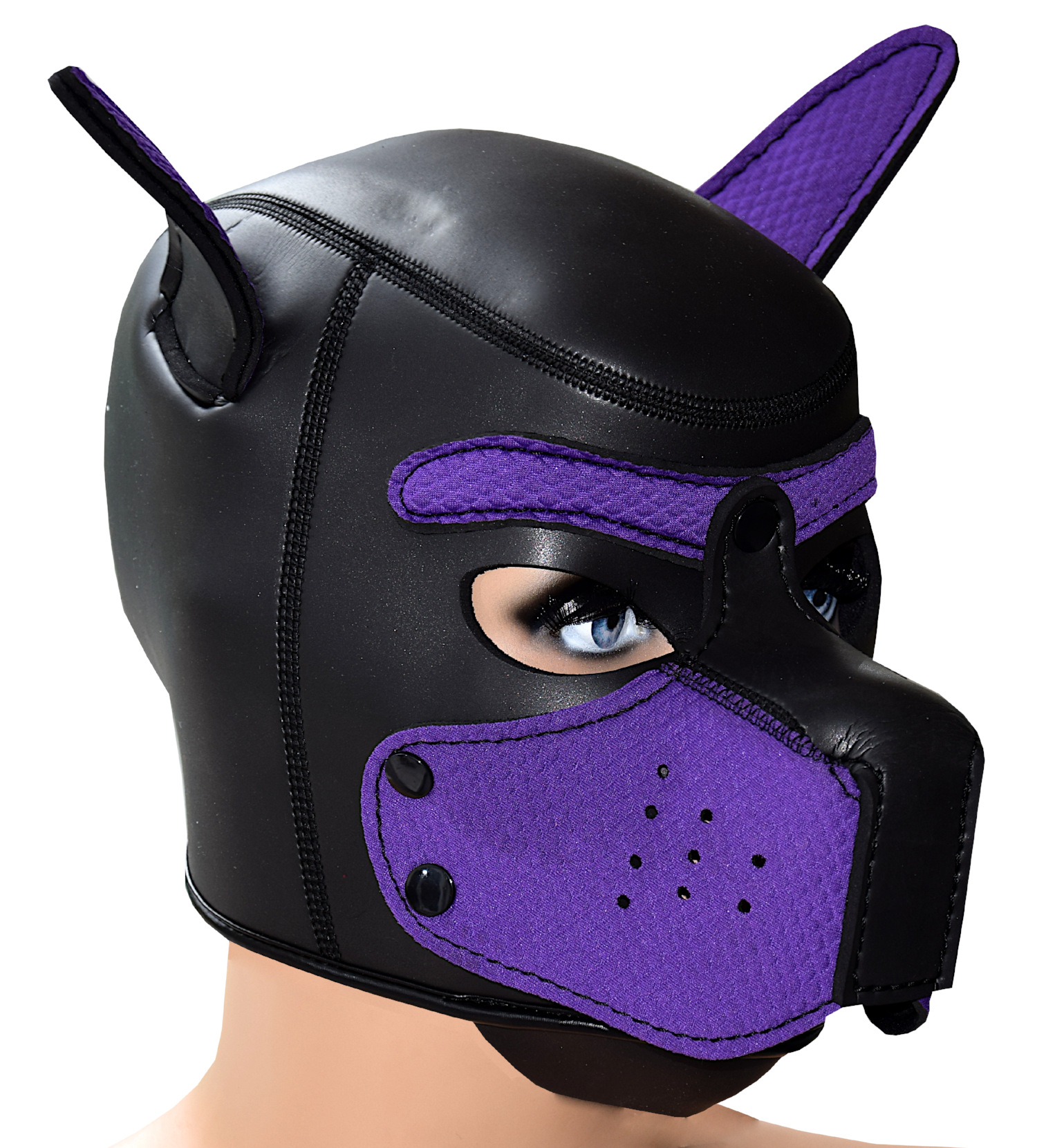 Hundemaske Puppy aus Neopren - Pet Play