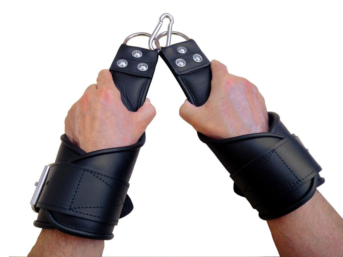 Robuste Hand/Fuß Hängefessel aus Leder