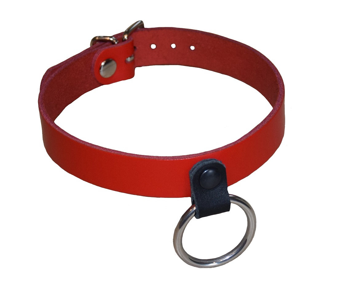 BDSM Bondagehalsband mit großem Ring