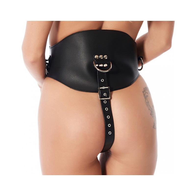 BONDAGE PLAY KORSETT MIT LATEXDILDO