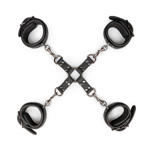 Hog-Tie mit Hand- und Fußfesseln
