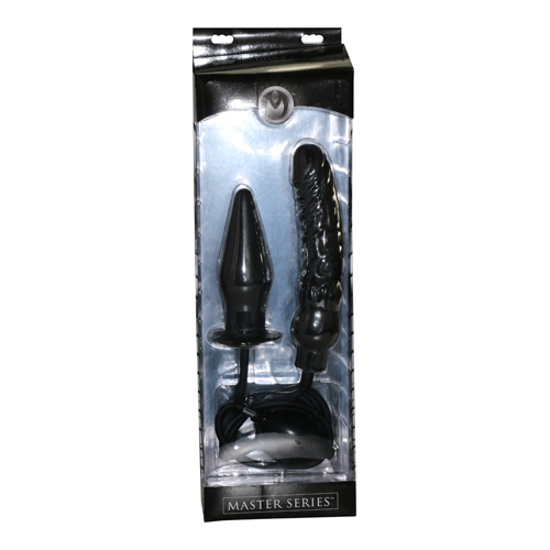 Deuce Double Penetration Aufblasbarer Dildo and Anal Plug