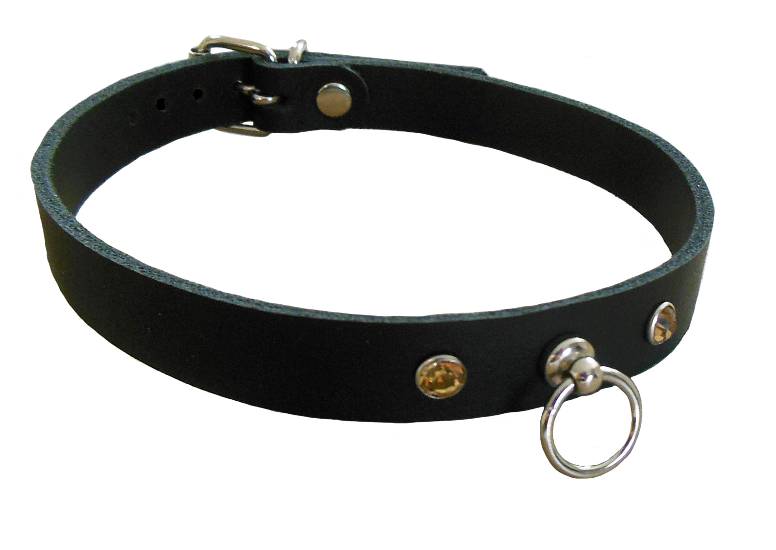 Terginum BDSM Schmuck-Halsband - gelb