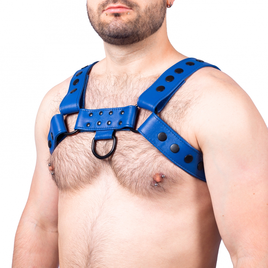 Robustes BDSM Leder Snap Harness Brustharness für Herren