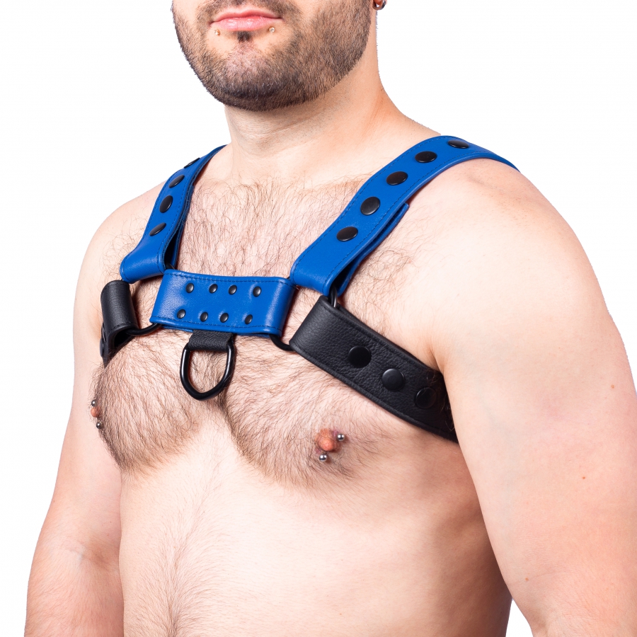 Robustes BDSM Leder Snap Harness Brustharness für Herren