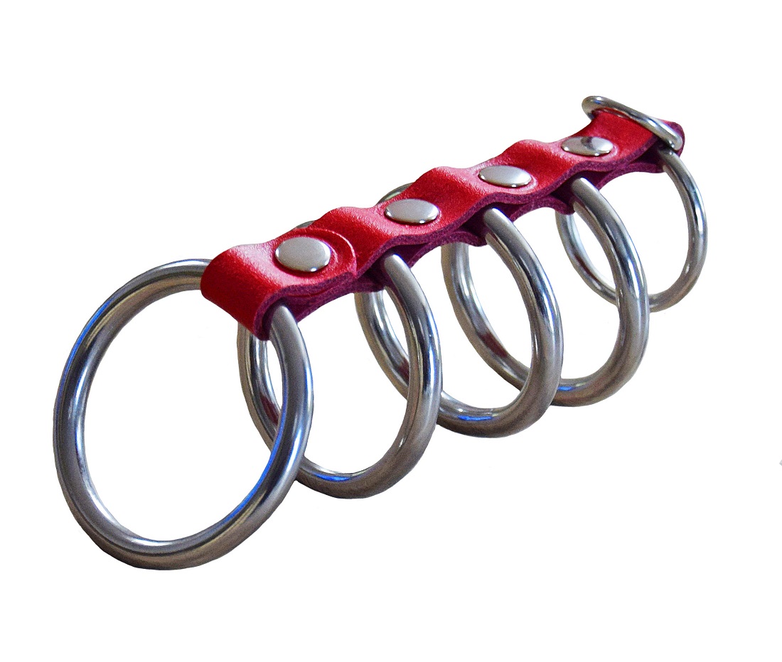 Sklaven Höllentor Peniskäfig mit 5 Ringen