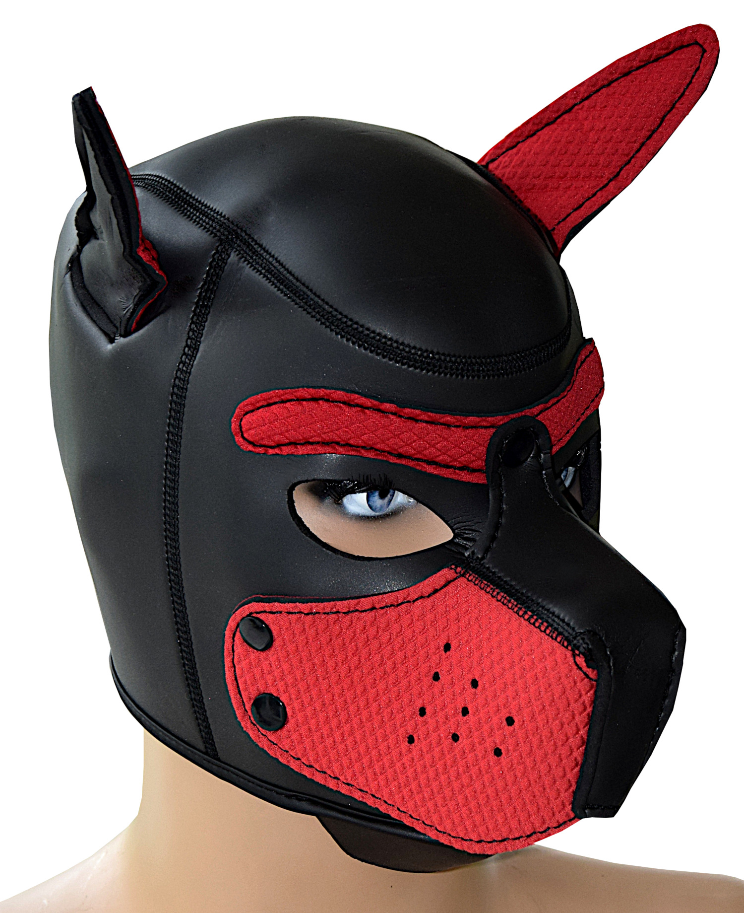 Hundemaske Puppy aus Neopren - Pet Play