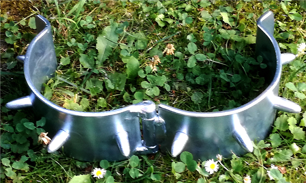 BDSM Steel Metal Bondage Collar Hedgehog Clamp