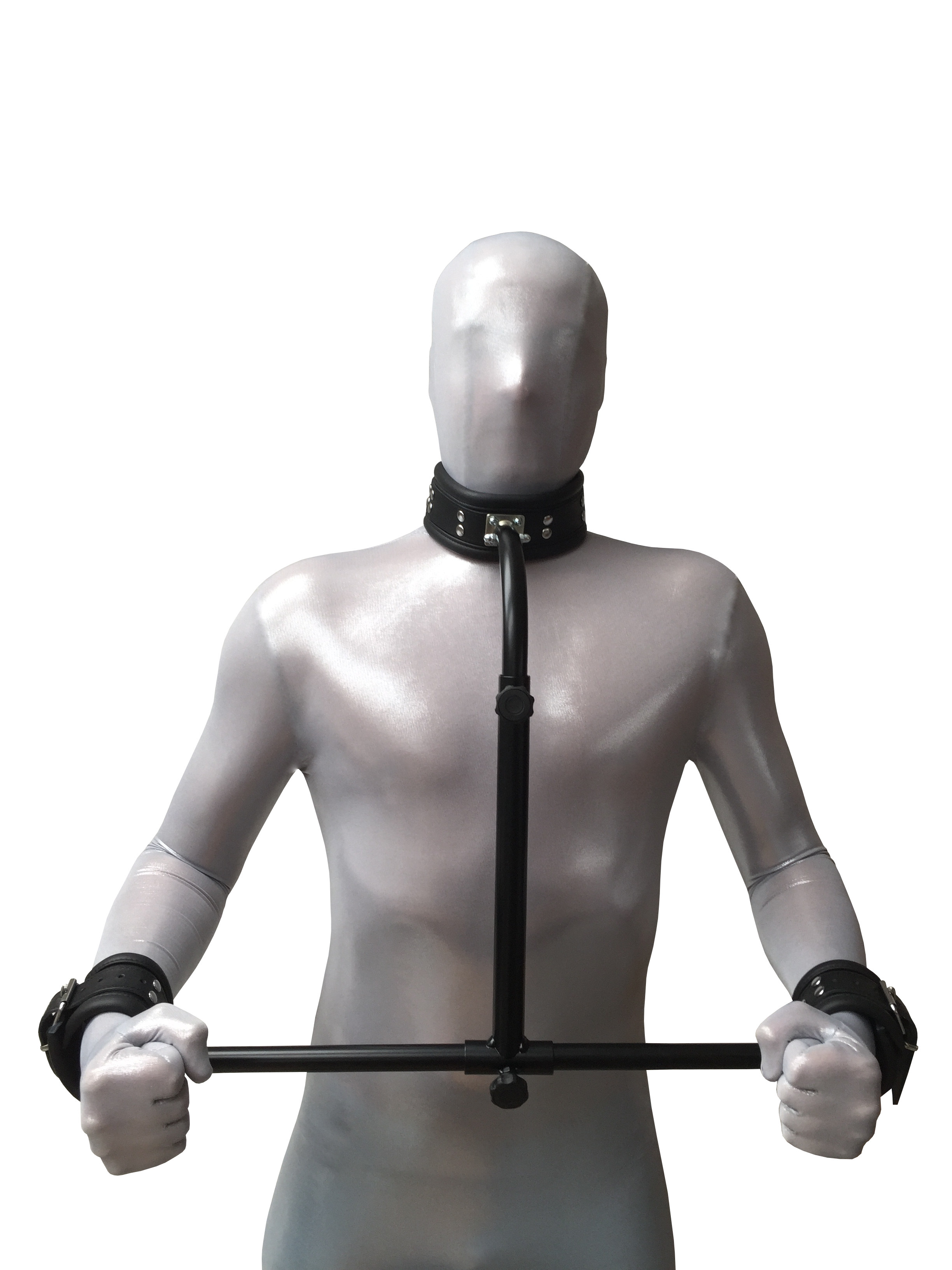 Bondage Hand/Hals Pranger, verstellbar, inkl. Halsband und Handfesseln