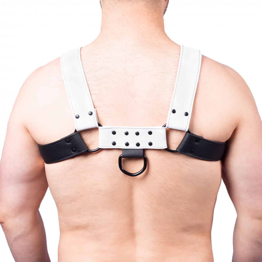 Robustes BDSM Leder Snap Harness Brustharness für Herren