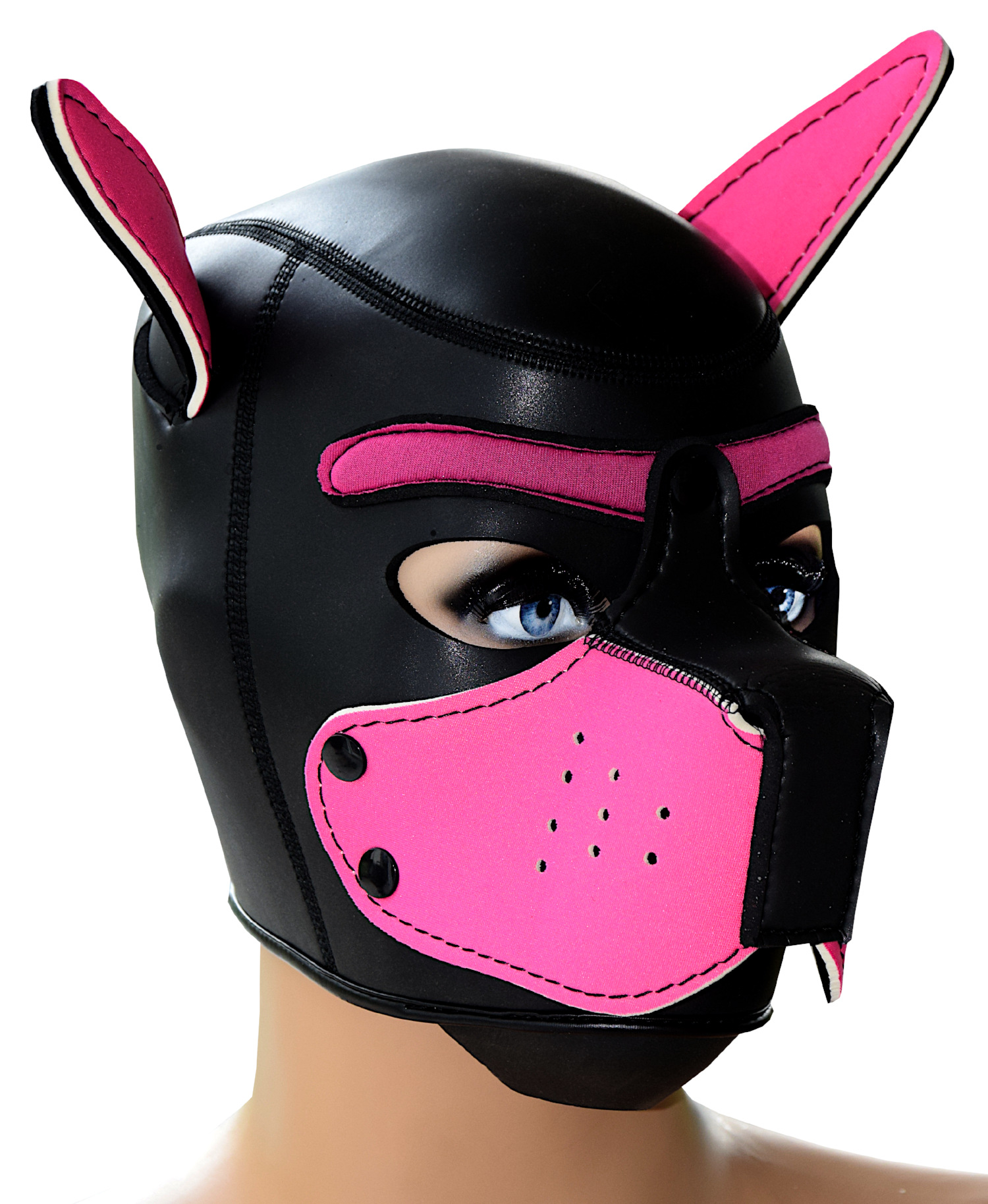 Hundemaske Puppy aus Neopren - Pet Play