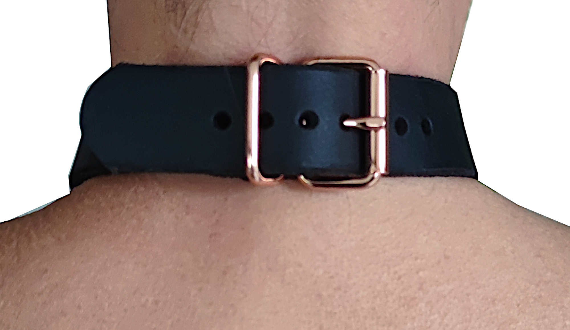 BDSM Leather Collar incl. Leash