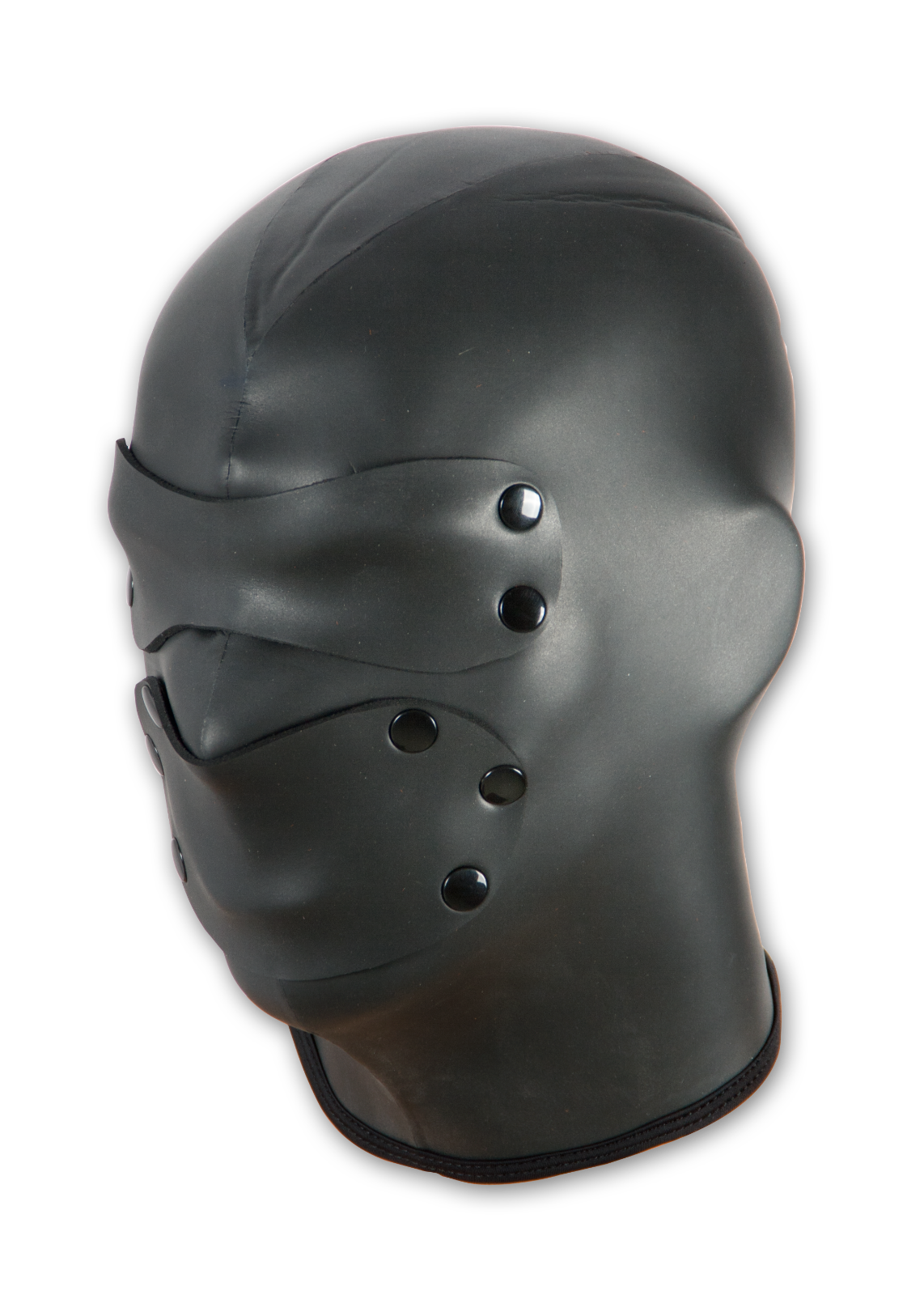 Neopren Maske Kopfhaube SM mit Augenmaske und Mundverschluss