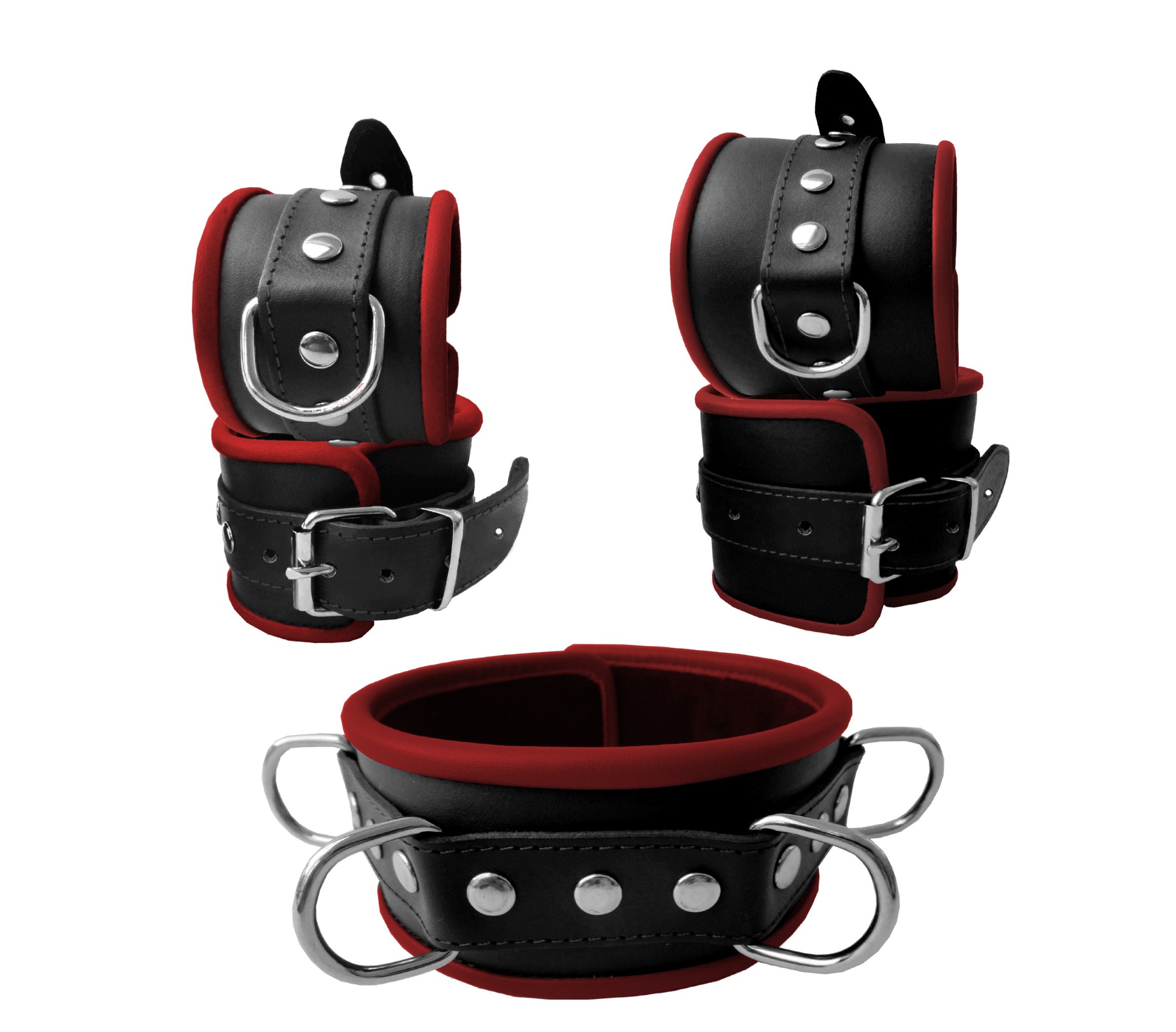 Robustes BDSM Bondageset, gepolstert