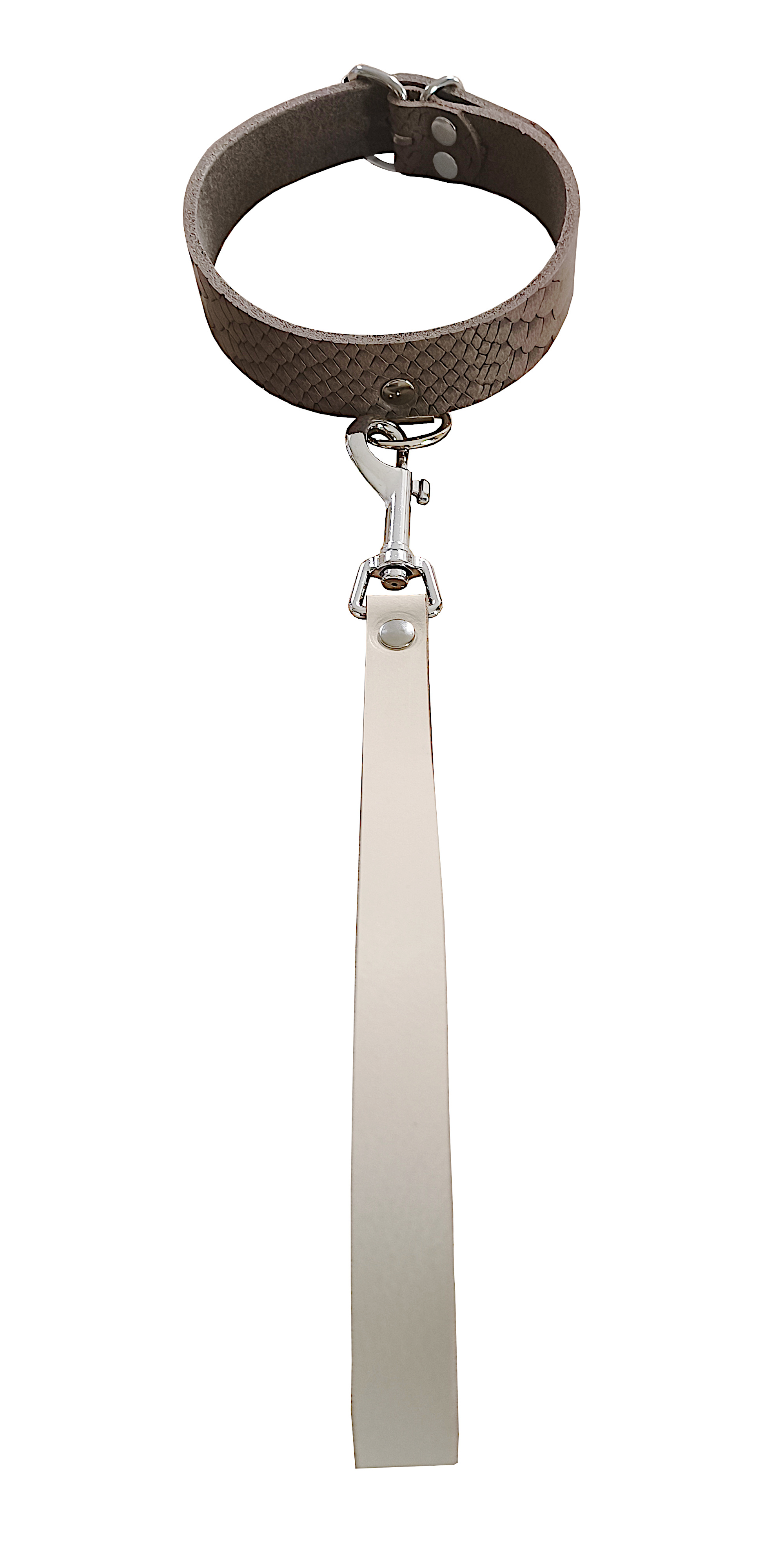 terginum bdsm halsband snake mit führleine