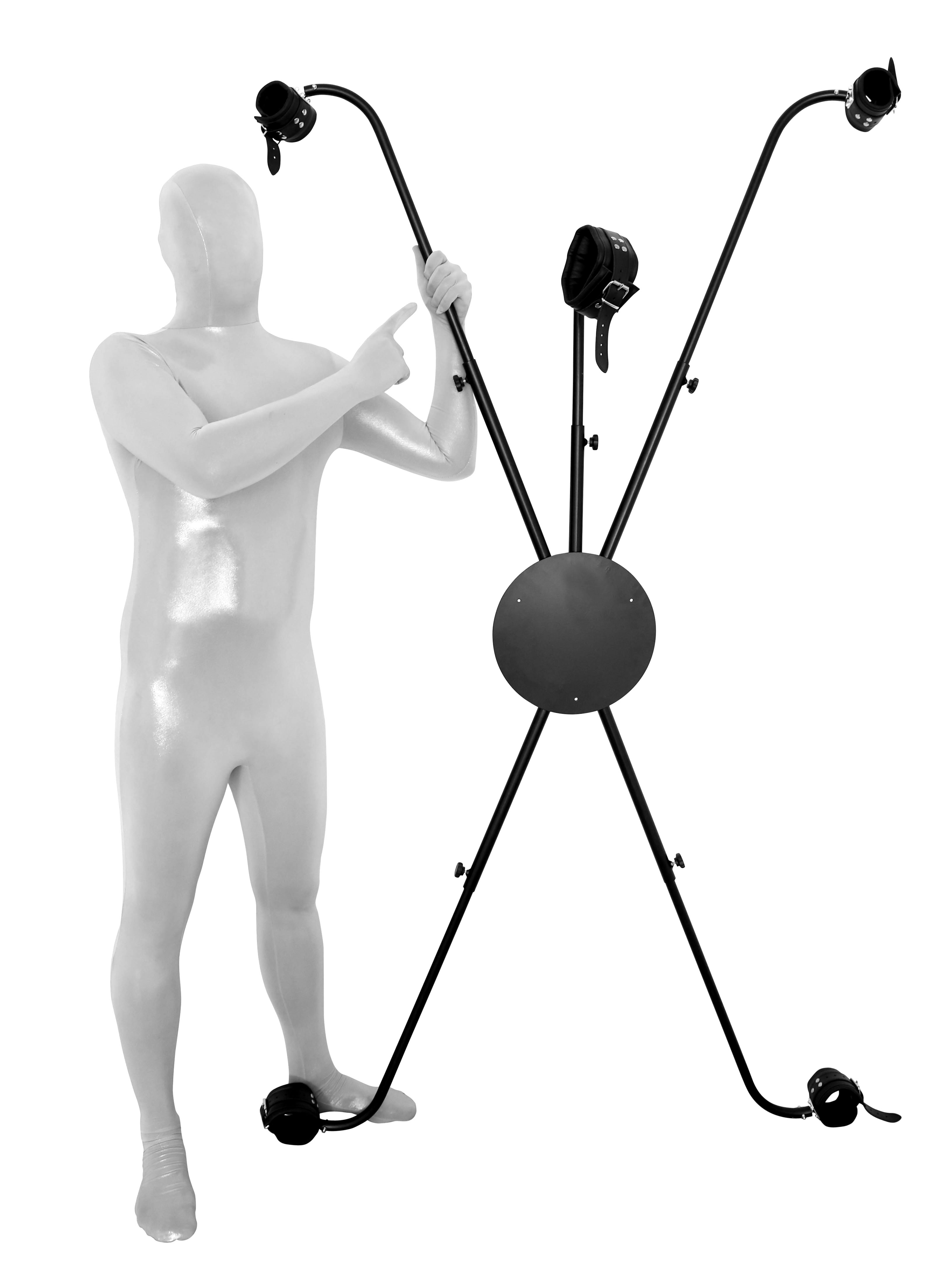BDSM-Kreuz für Dungeon Andreaskreuz