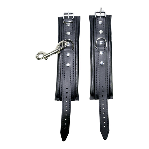 Leder Handfesseln mit Doppelkarabiner