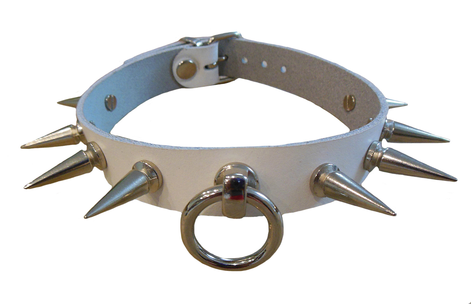 BDSM Halsband der O mit langen Killernieten