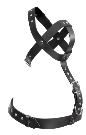 BDSM Leder Kopfharness für Zwangshaltung