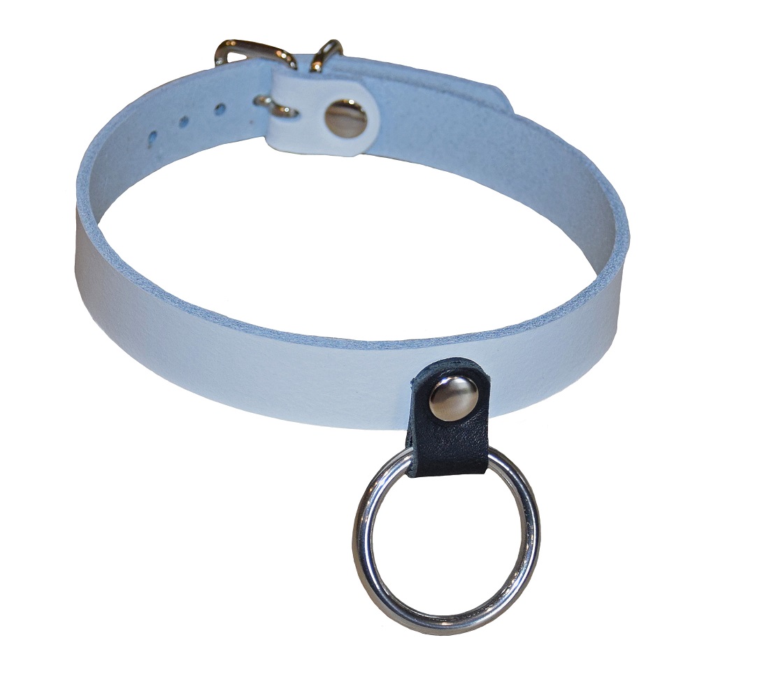 BDSM Bondagehalsband mit großem Ring