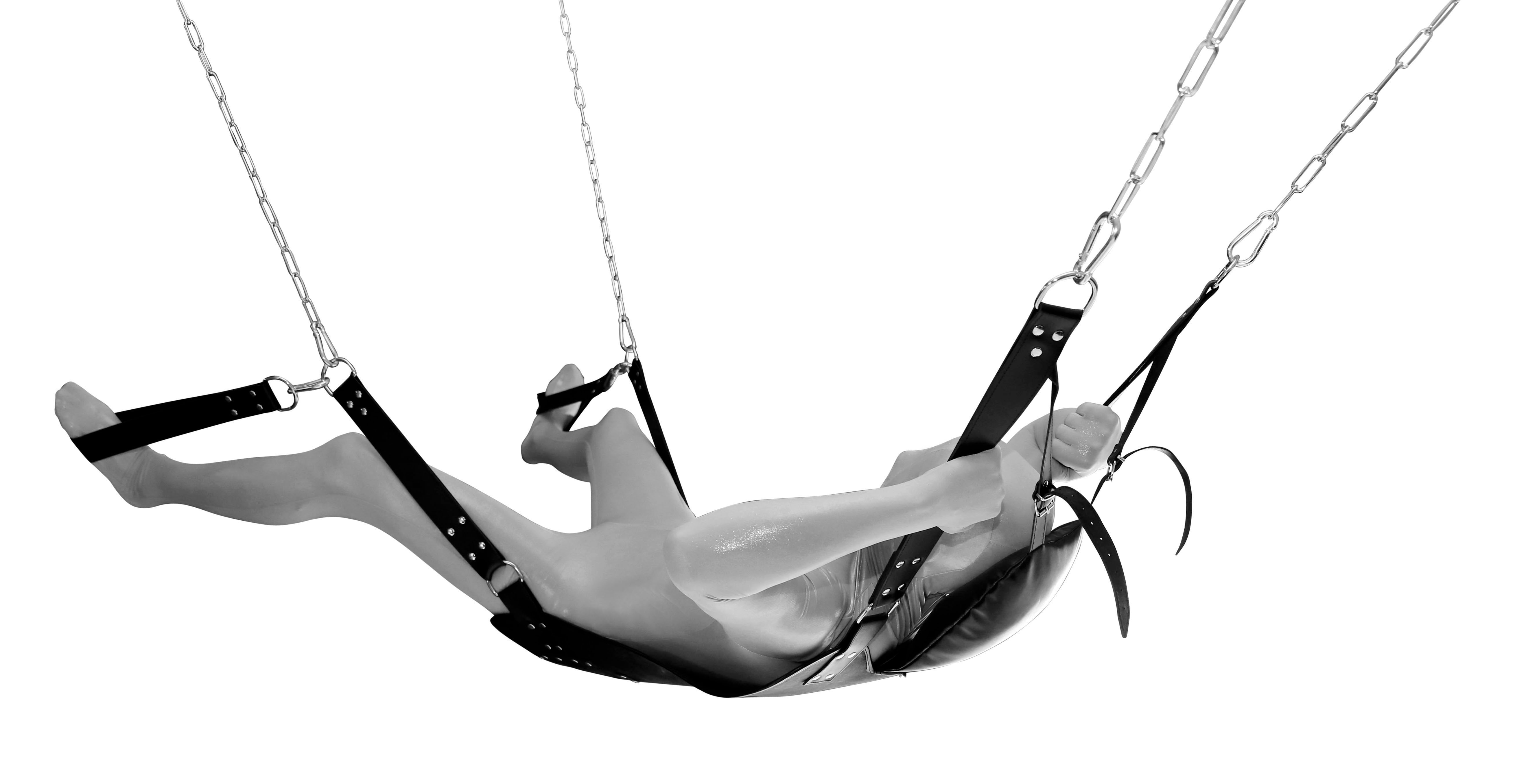 Sexschaukel Liebesschaukel Sling mit Kopfkissen, Beinschlaufen und Karabiner