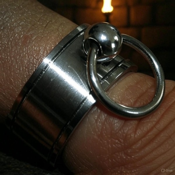 Grooved BDSM Ring