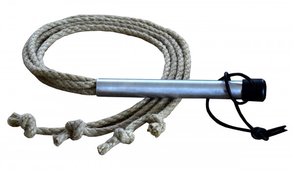 BDSM Hanfseilpeitsche Seilpeitsche Peitsche Flogger mit Metallgriff