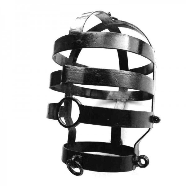 Kopfkäfig Eisenmaske Head Cage Black