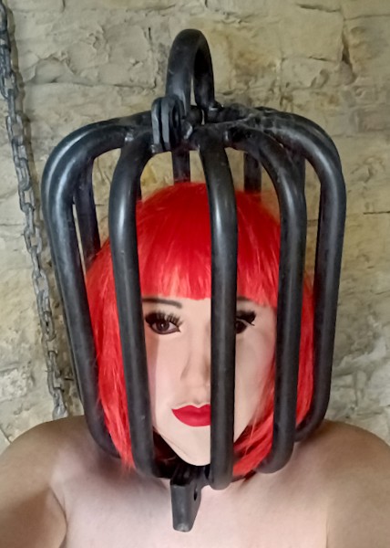 Exclusive Heavy BDSM head Cage Iron Mask