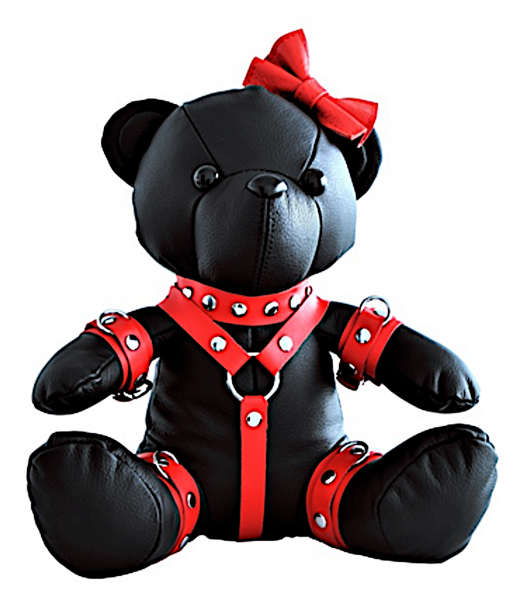 Handgefertigte große BDSM Teddybär-Lady