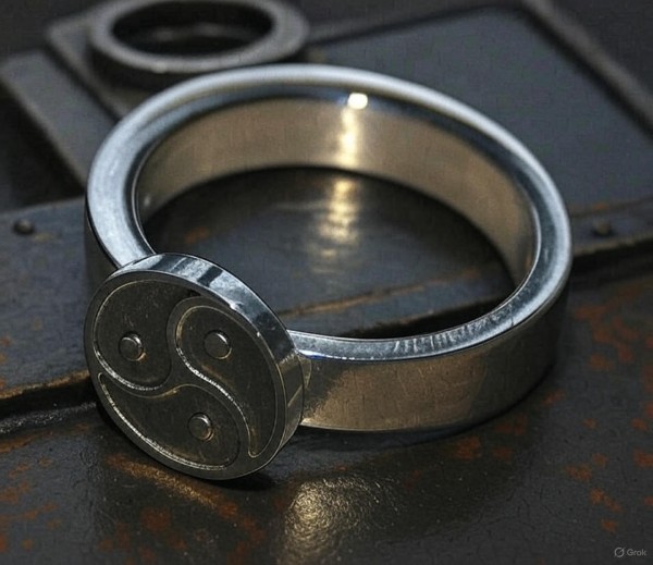 BDSM Ring Triskelion