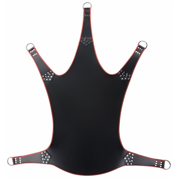 5-Punkt Sex Sling Matte Liebesschaukel Sexschaukel / schwarzrot