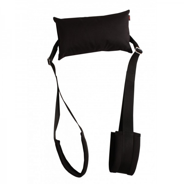 Fabric travel sex sling with pillow