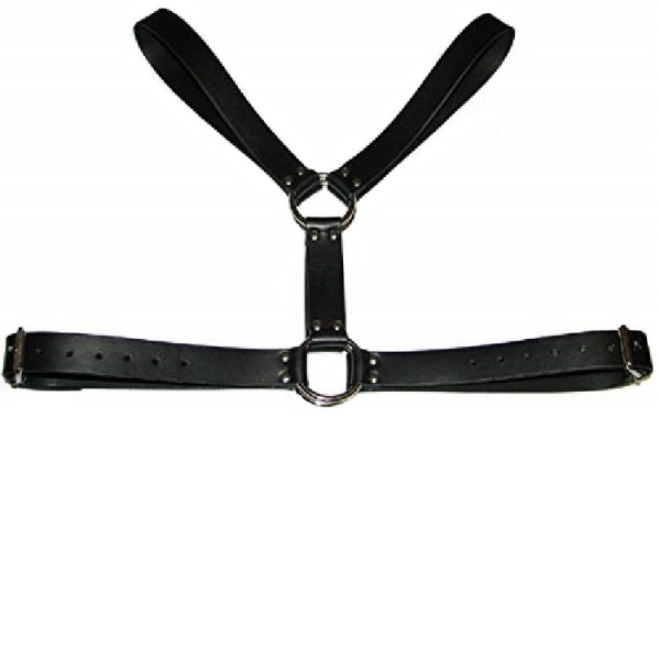 Leather Breast Harness black