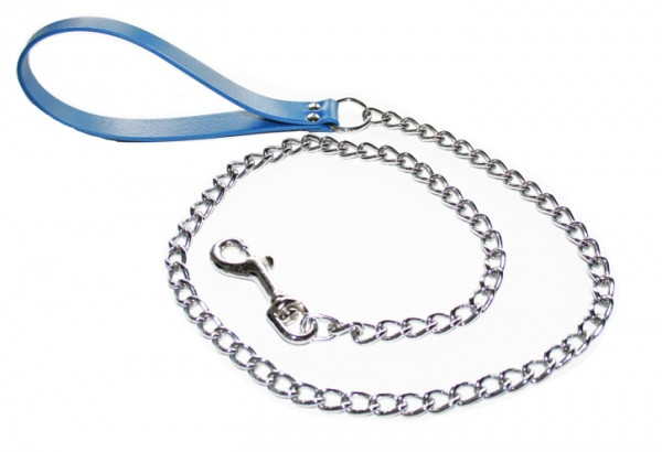 Dog Chain Leash blue